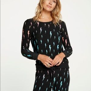 Chaser Ombre Bolt Cozy Loungewear matching set XS